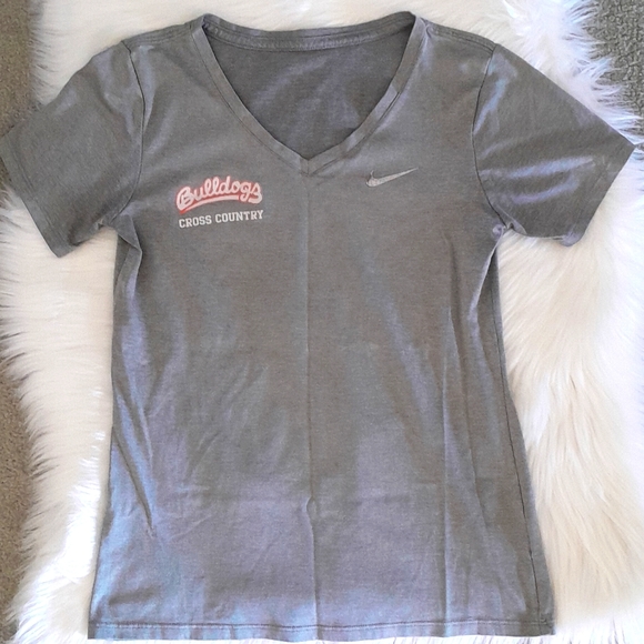 Nike Tops - Nike Fresno State Short Sleeve V-Neck Small